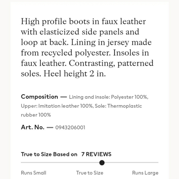 H&M High-profile two tone platform boots blogger's - Picture 2 of 9